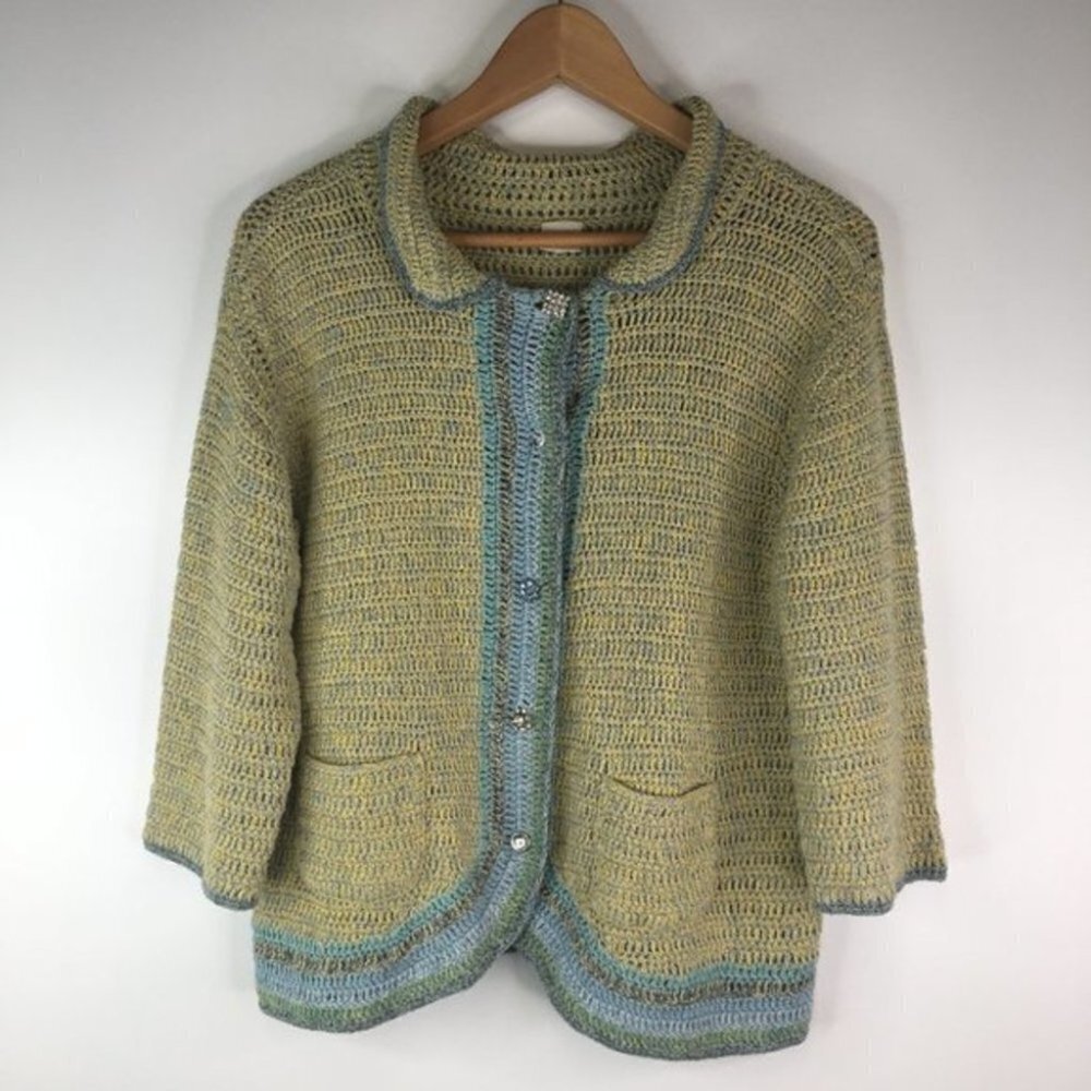 J Jill handcrochet Sweater